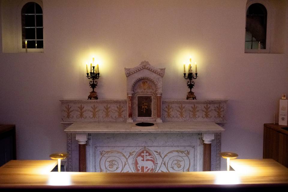 Bar à vin, ancienne chapelle
