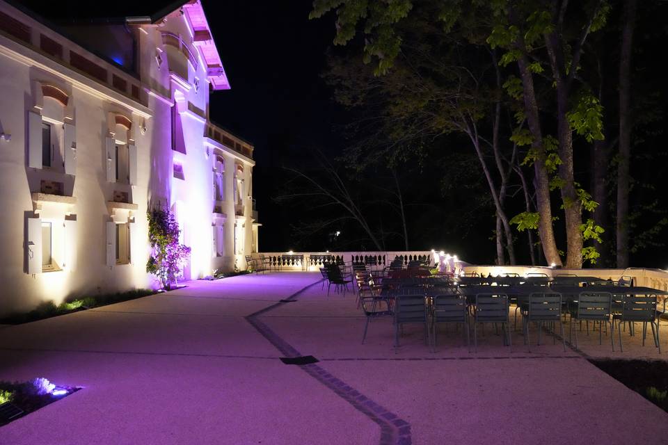 Terrasse du bar à vin