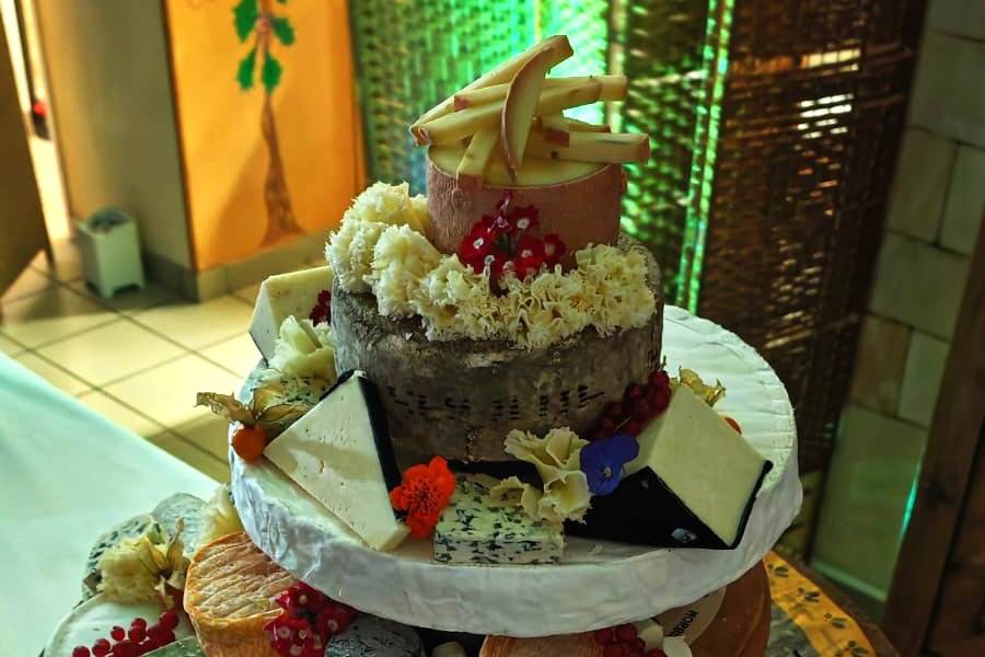 Piéce montée de fromage