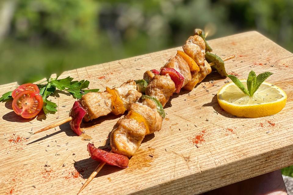 Brochette poulet