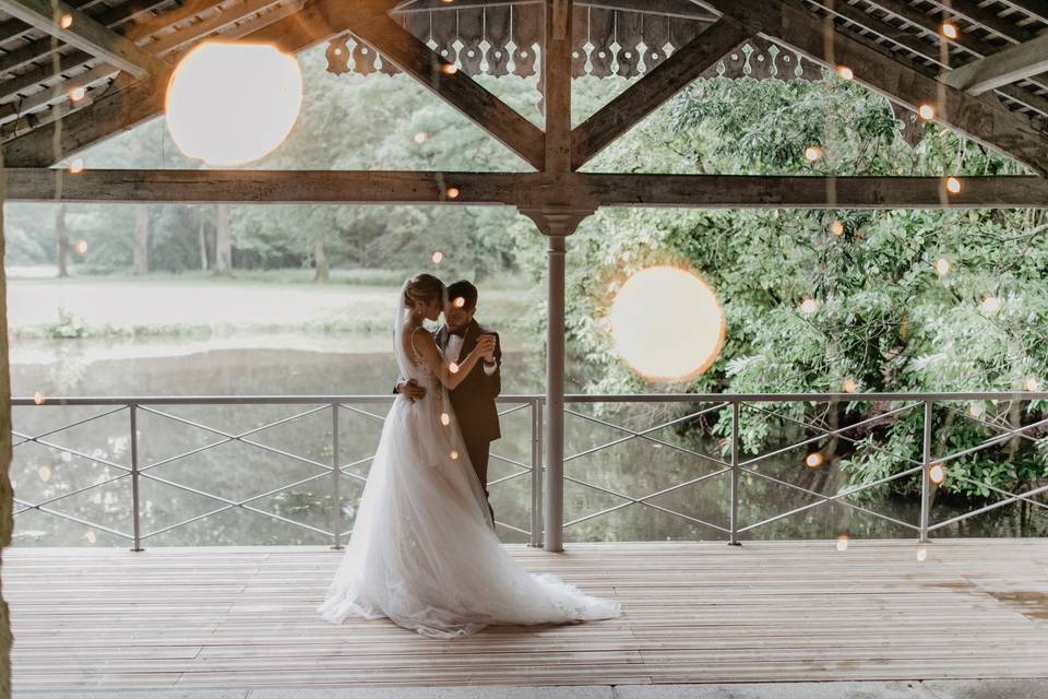 Séance couple mariage d'hivers