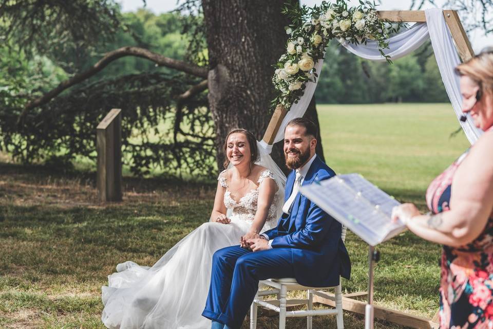 Châtelneuf  Mariage. Félicitations à Lucile et Justin