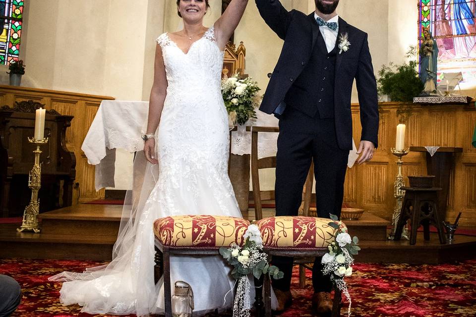 Une joie immense à l 'église