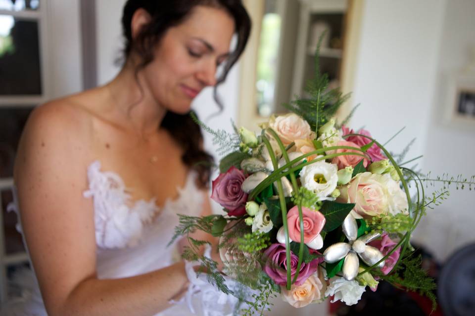 Bouquet de la mariée mixte