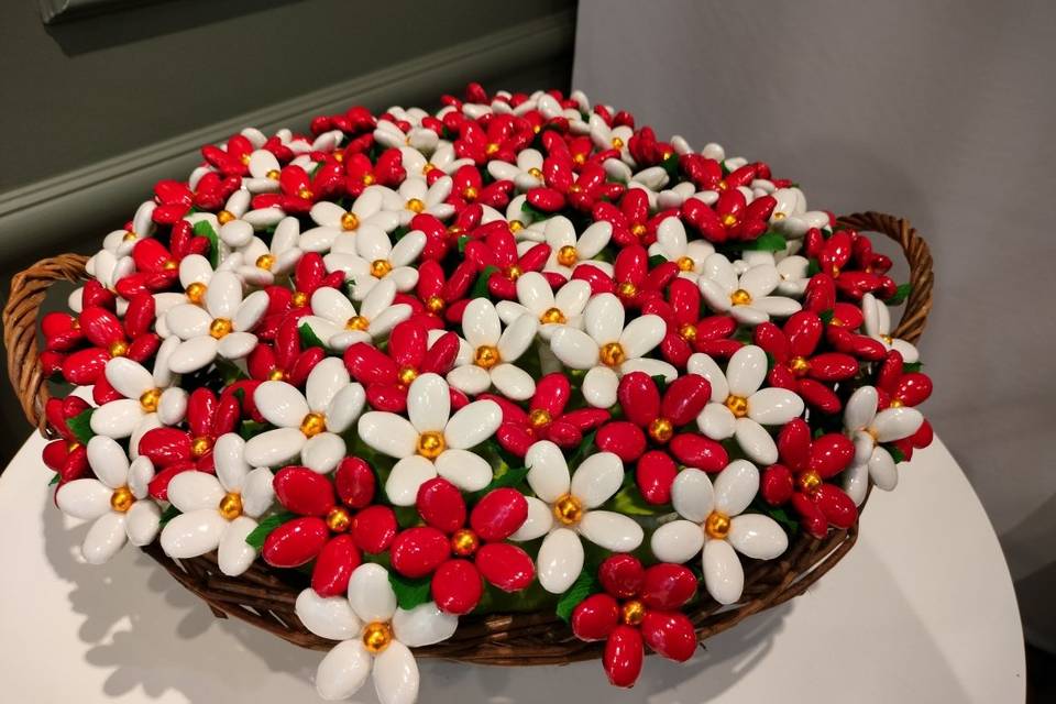 Corbeille marguerites