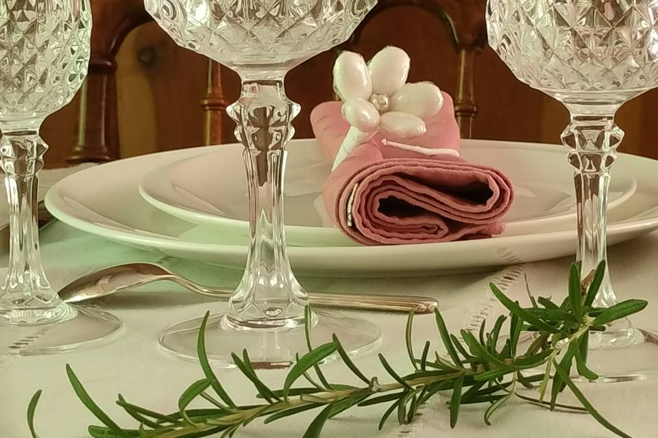 Rond de serviette marguerite