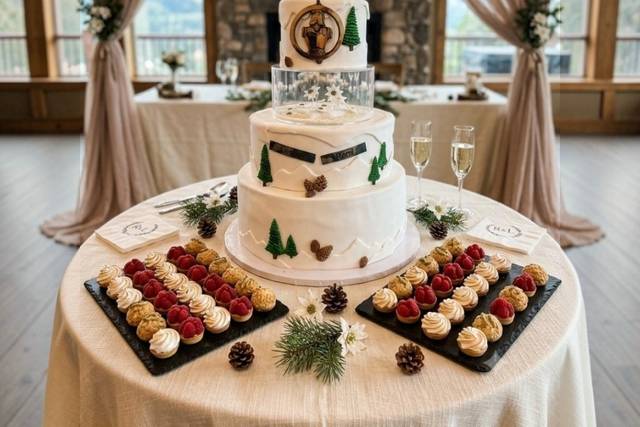 Wedding cake et mignardises