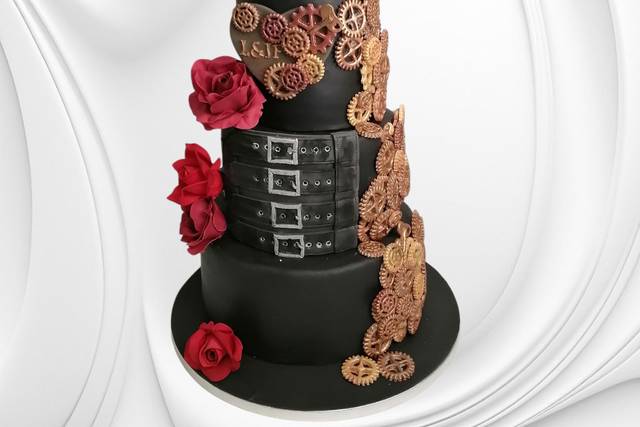 Wedding cake steampunk