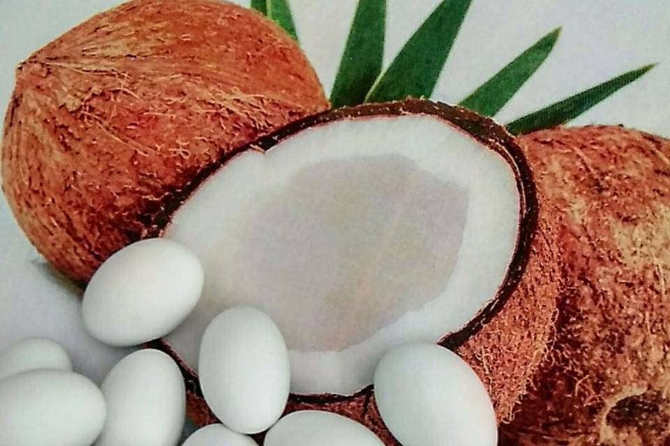 Dragées amande et noix de coco