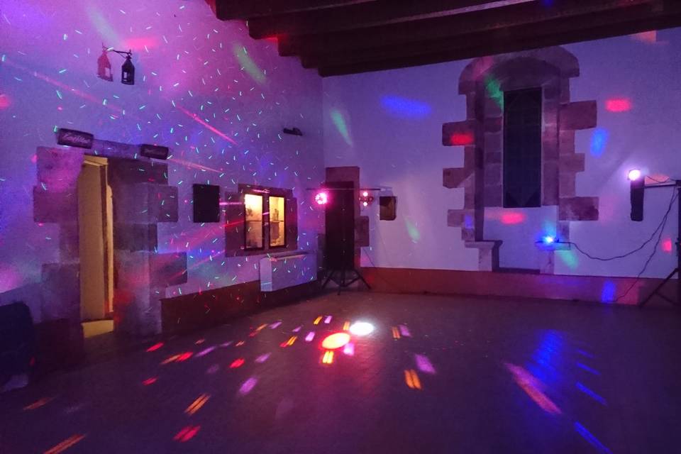 Jeux de lumières petite salle
