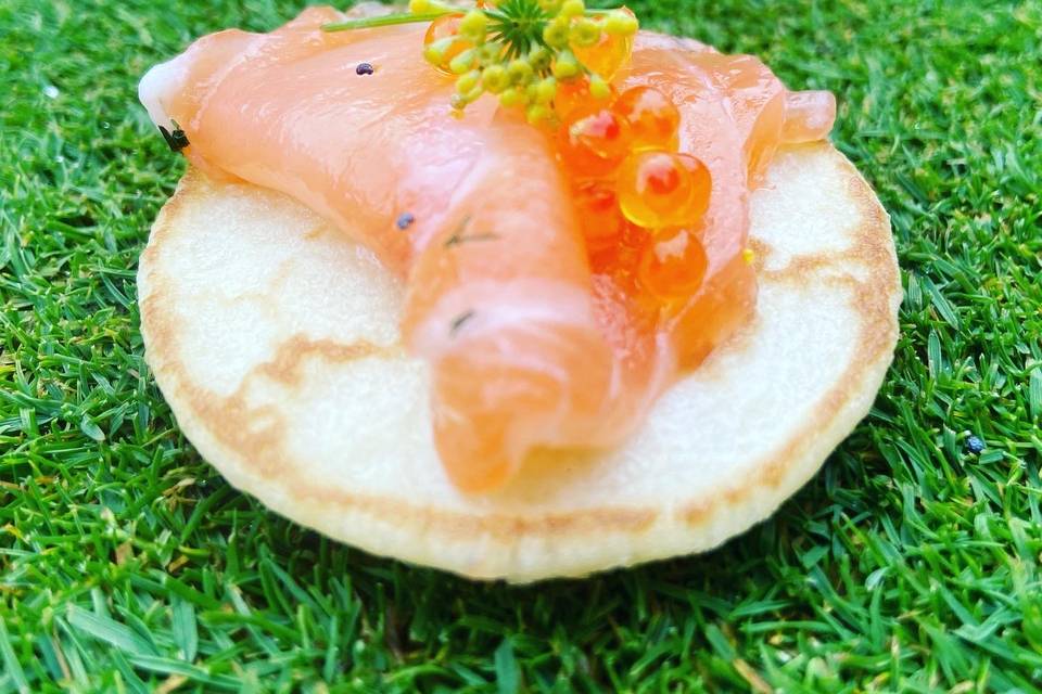 Gravlax & oeufs de truite