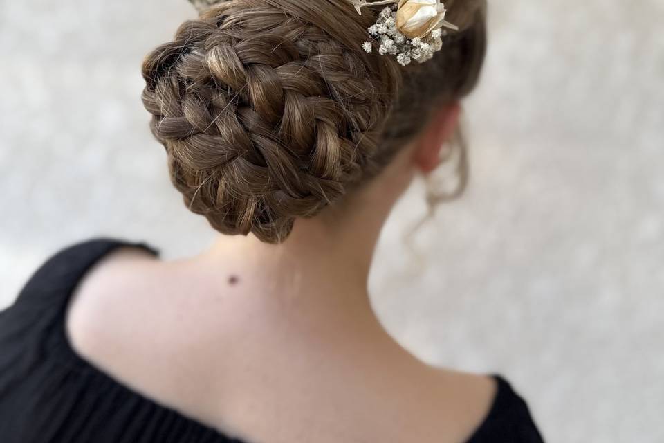 Chignon champêtre