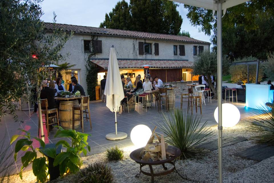 Terrasse de nuit