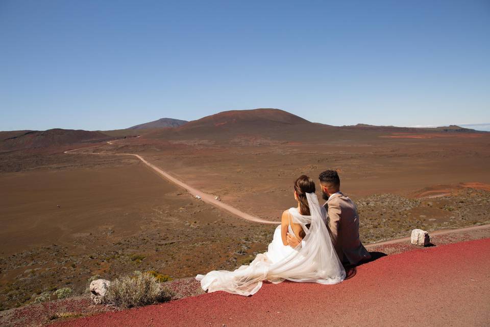 À la Réunion, trash the dress