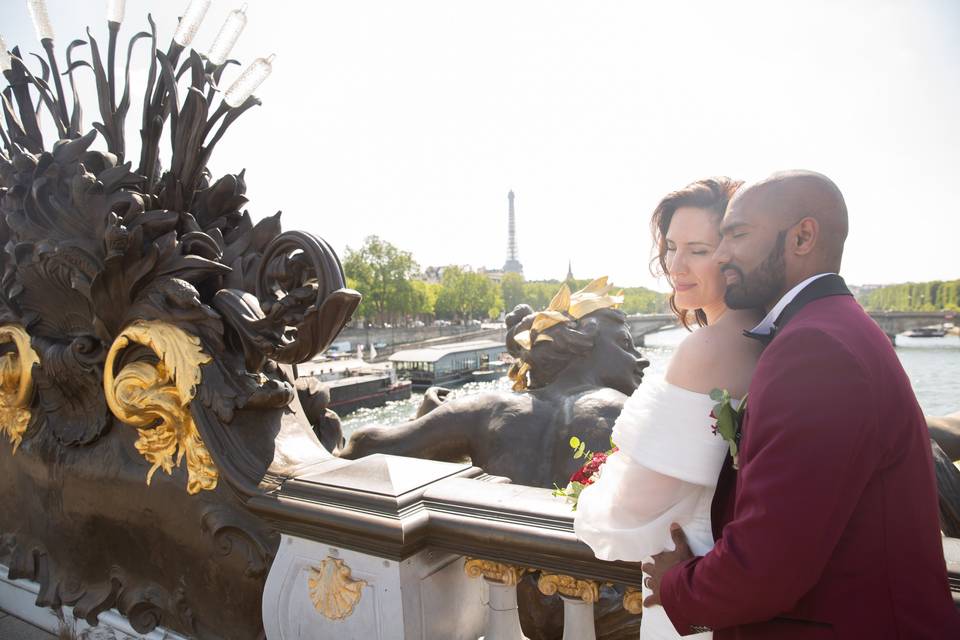 Sur pont Alexandre III