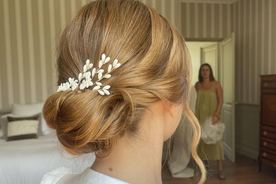 Chignon bohème