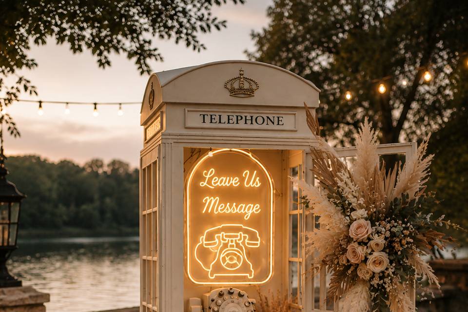 Cabine Bohème Chic Téléphone