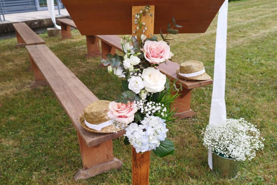 Bouquet pupitre