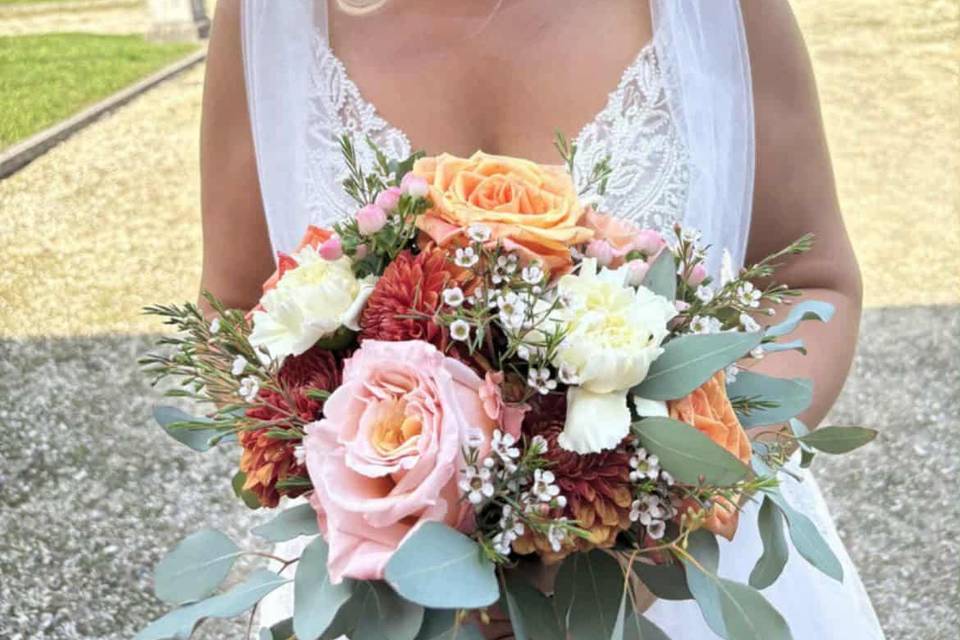 Bouquet terracotta