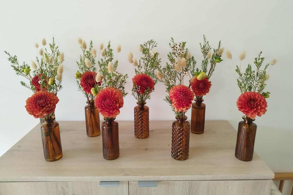 Bouquet terracotta