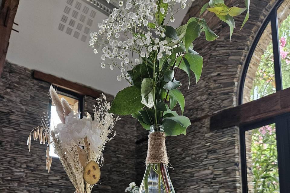 Numéro de table,  vase