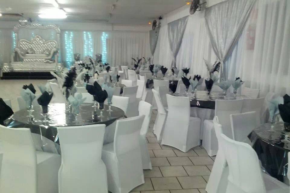 Deco blanc et argent