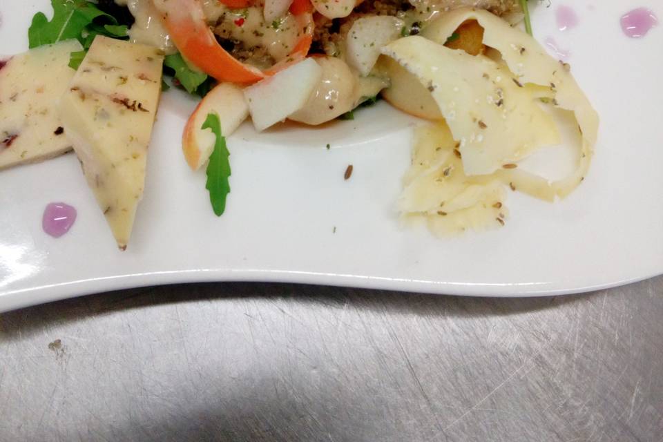 Salade végétarienne aux algues