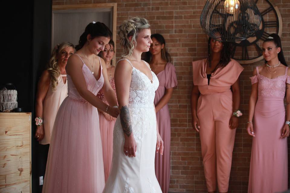 Préparatifs mariée