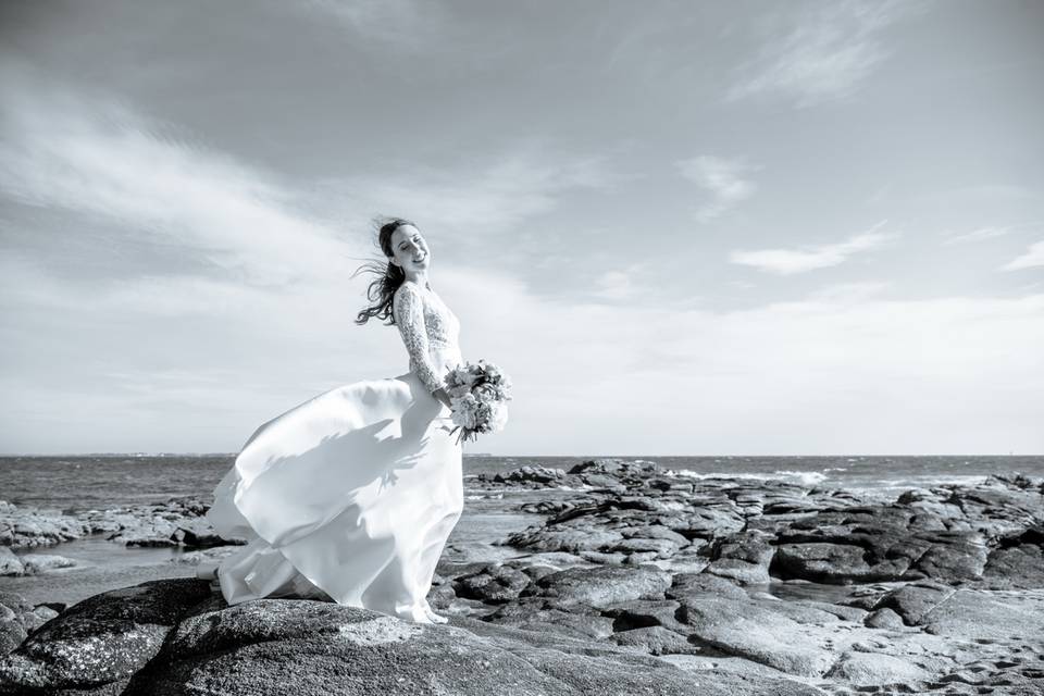Windy wedding