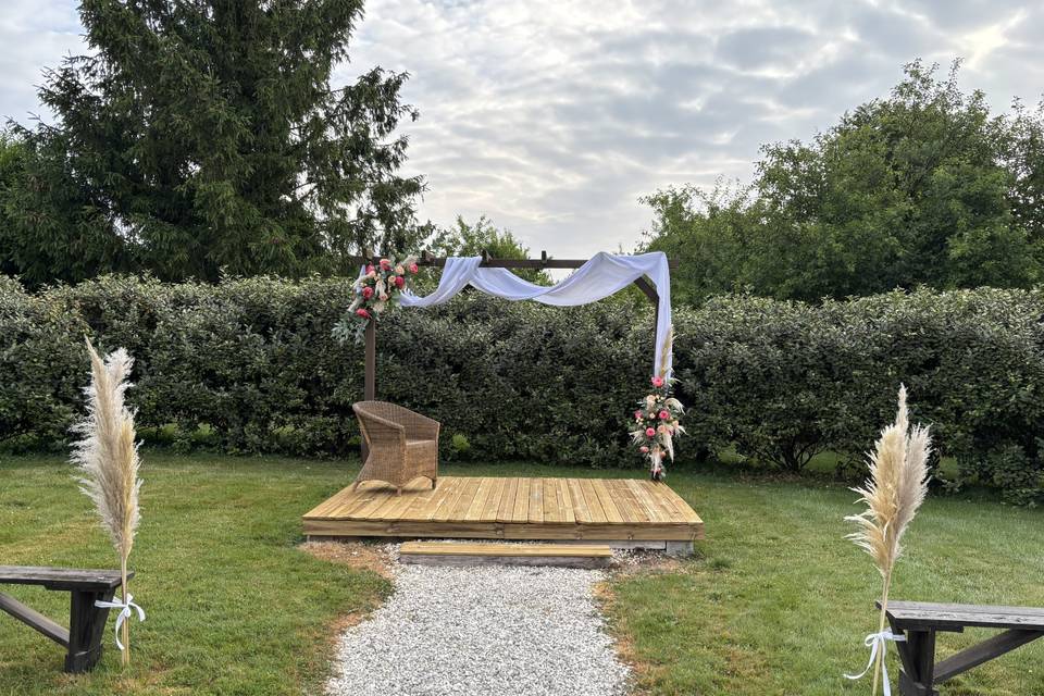 Décoration cérémonie laïque