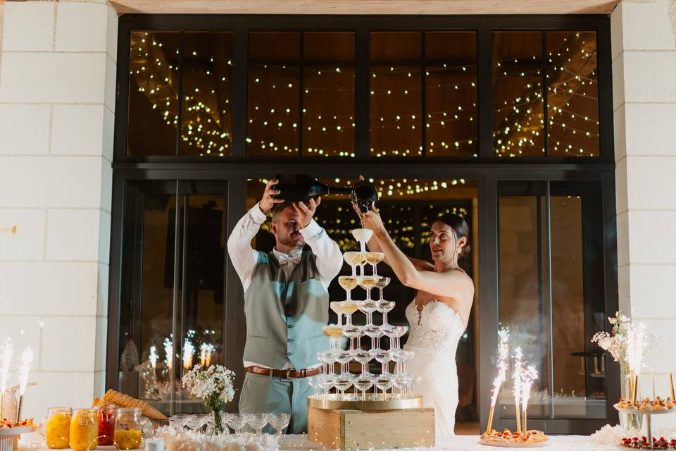 Cascade de champagne