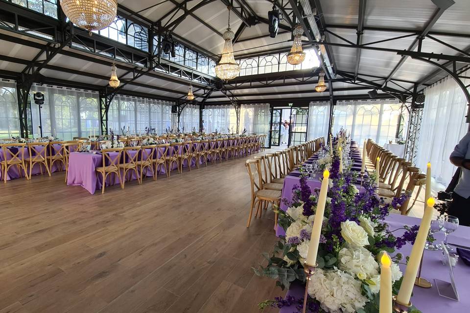 Salle orangerie mariage parme