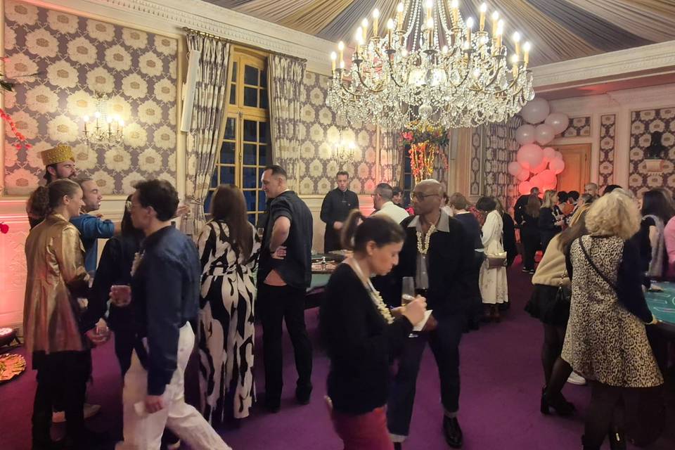 Vue générale de la soirée