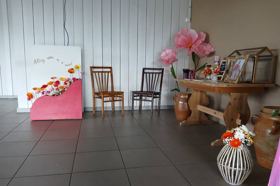 Décoration salle cocktail