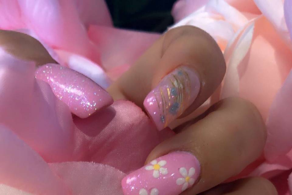 Gel couleur et French +deco