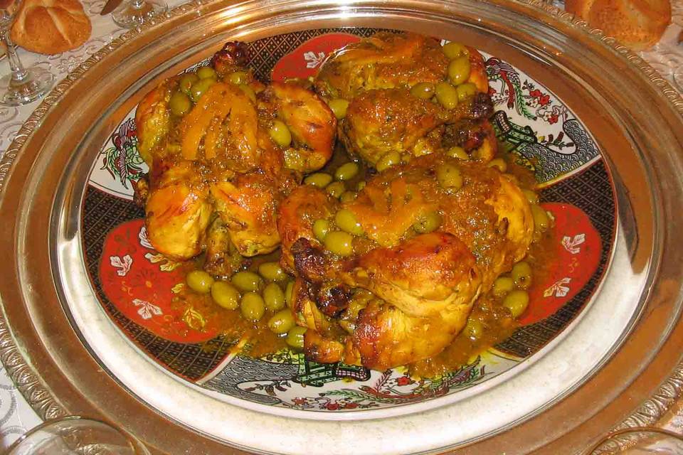 Poulet aux olives