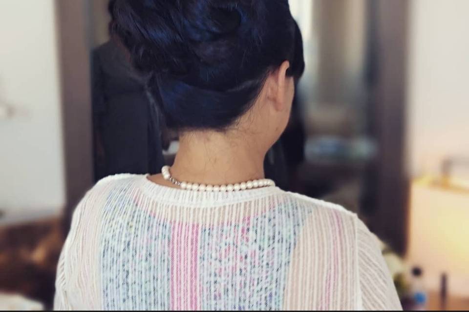 Chignon haut