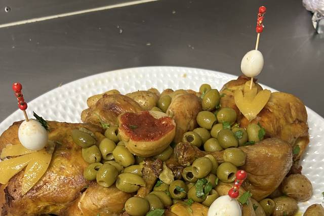 Poulets aux olives