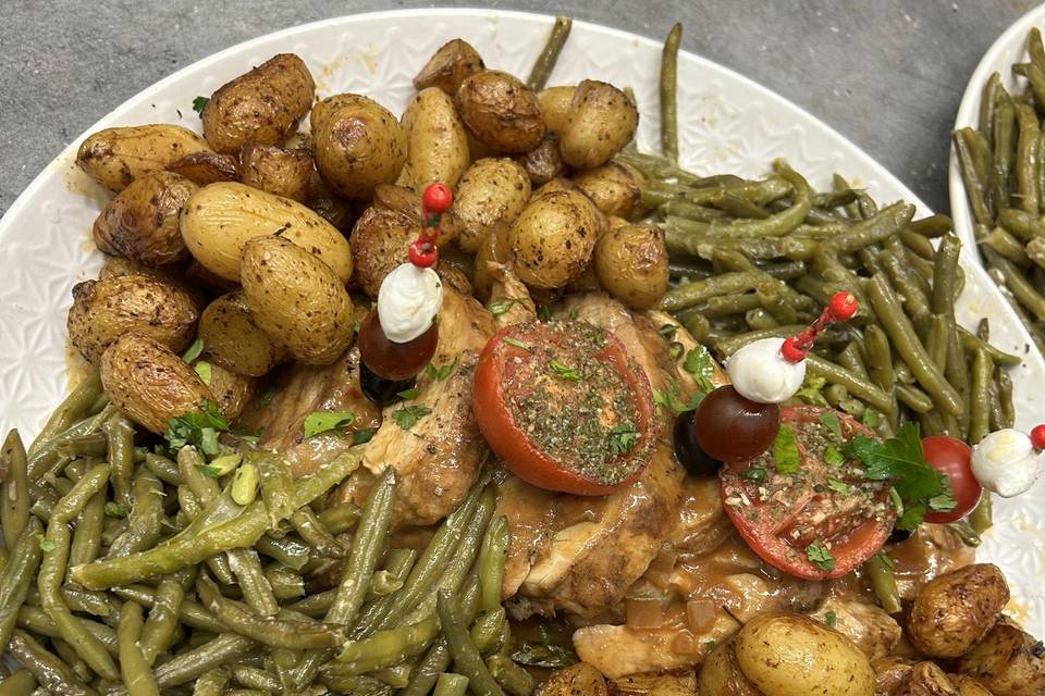 Rôti de veaux au plats