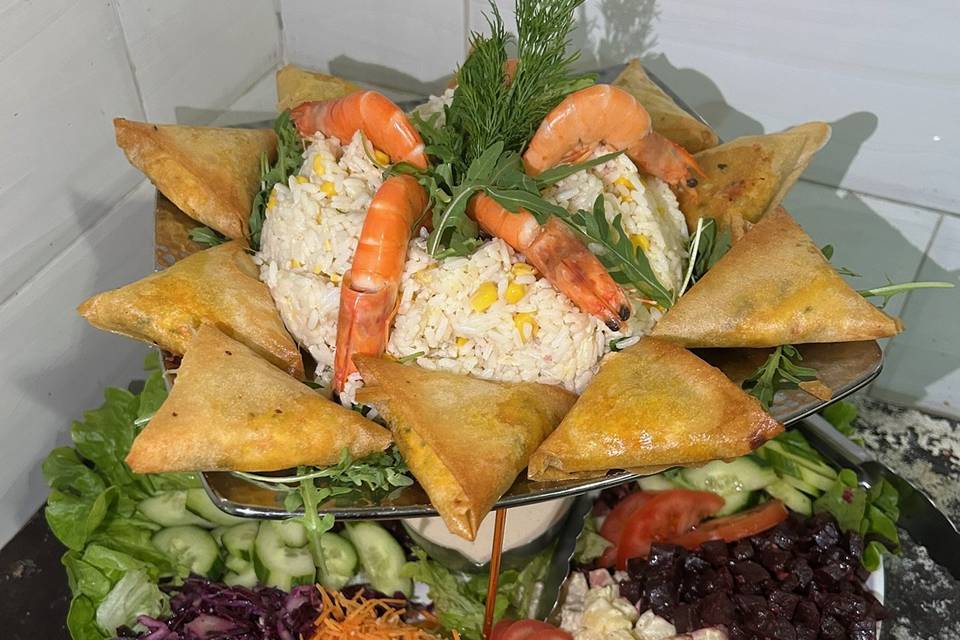 Salade composés avec accompagn