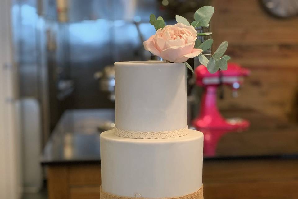 Wedding cake (pâte à sucre)