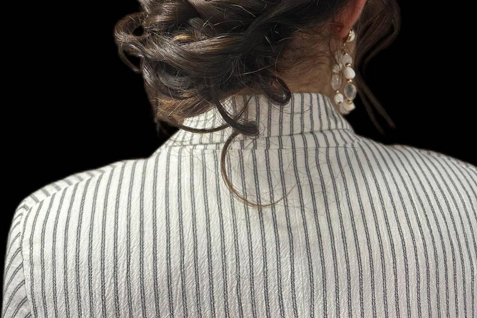 Chignon crée par Adja.