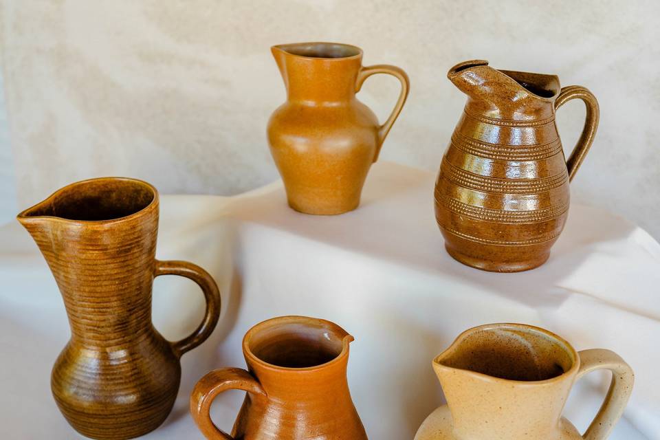 Pichets vintage grès