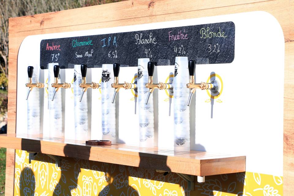 Remorque frigo bar 2 en 1