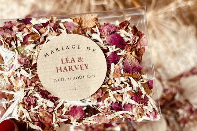 Sachet de fleurs séchées