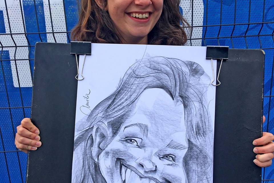 Caricature géantes papier