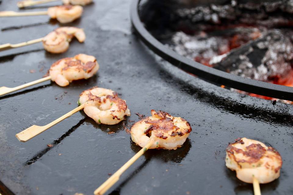 Atelier brasero crevettes