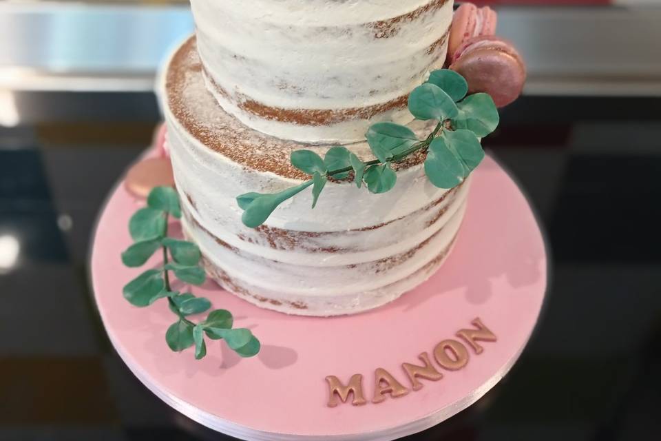 Nuded cake eucalyptus fait mai