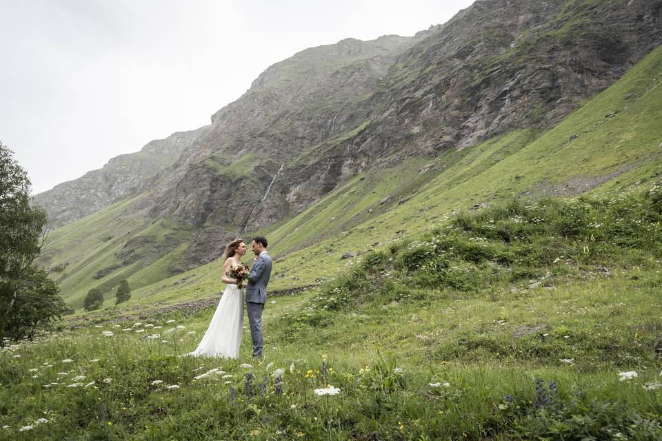 Mariage à Champagny