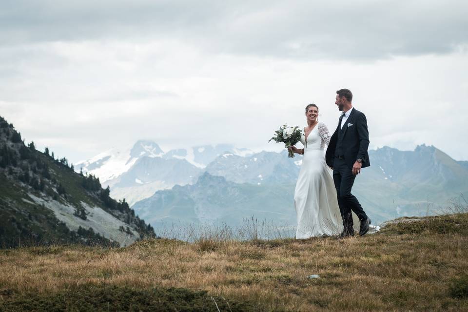 Mariage à la montagne avec L&B